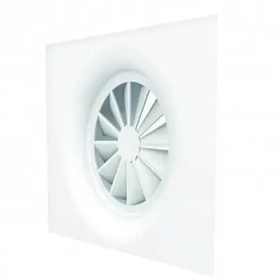 Swirl diffuser with diffusion collar and central screw fixing