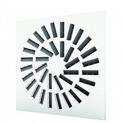 WT100 - Square swirl diffuser
