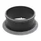 This airtight spigot increases quality and ease of mounting for most types plenum boxes.