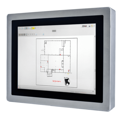 ZENiX VIEW - Panel PC with a flush-mounted touchscreen