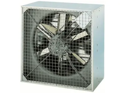 Belt driven axial fans