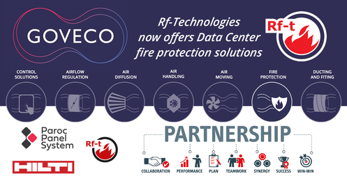 Our partner Rf-Technologies, Hilti and Paroc team up to offer Data Center fire protection solution