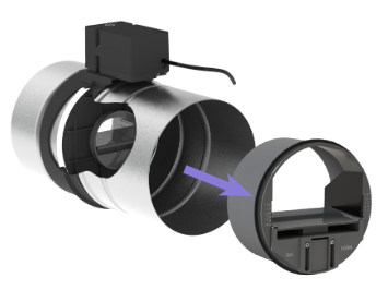 RM-ME Dual-Flow Motorised Damper